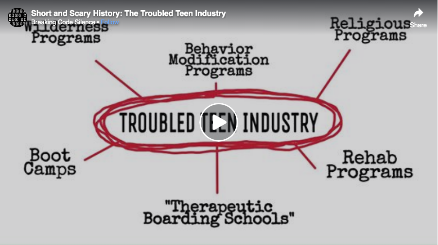 A Short (but Scary) History of The Troubled Teen Industry